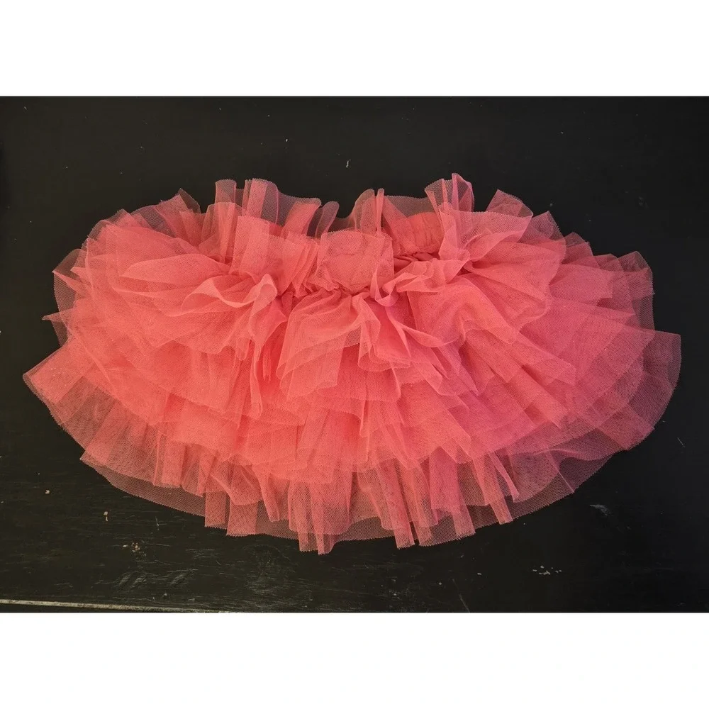 The Childrens Place Cherokee Girls Tutu Skirt Lot Pink Purple Tiered Ruffle Mesh